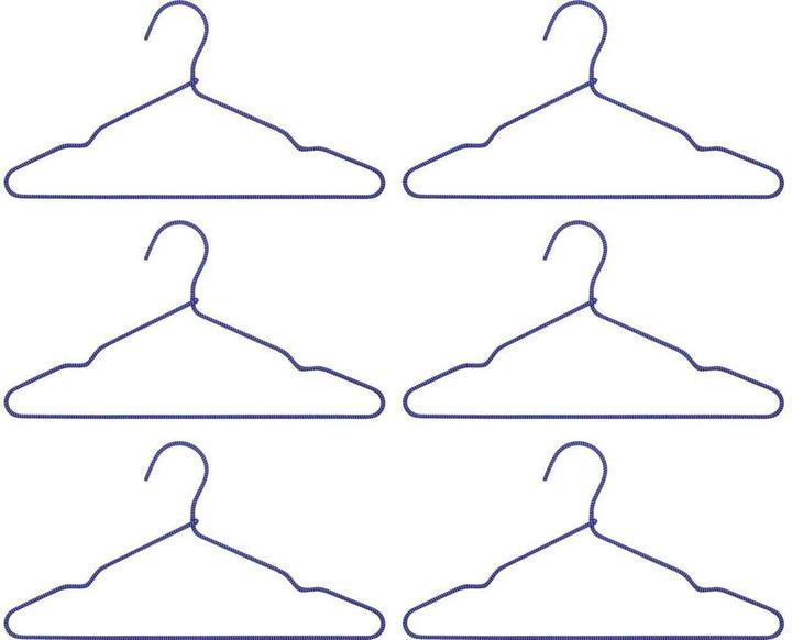 House Doctor Hanger, HDWire, Blue (6x)