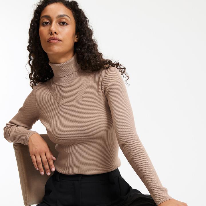 Image du produit La Redoute Collections Rollkragenpullover aus Feinstrick (XL)