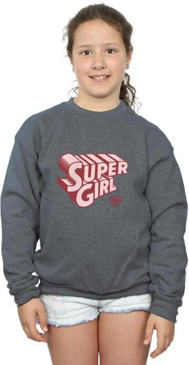Produktbild Supergirl Retro Logo Sweatshirt Mädchen (104)