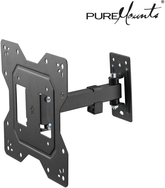 Image du produit PureMounts Wandhalterung PM-FM13-200 Schwarz (Mur, 30 kg, 23" - 43")
