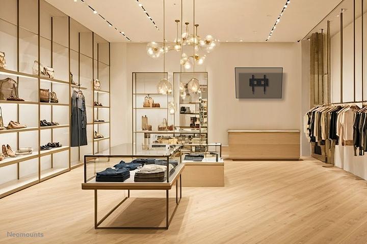 Image du produit Neomounts Support mural 400x400mm 100kg/32-75"/incliné/noir/charge lourde (Mur, 100 kg, 32" - 75")