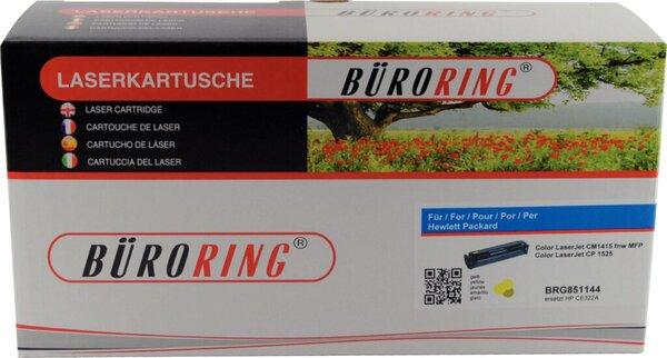 Produktbild Büroring Toner Cartridge CM 1415, ersetzt HP CE322A, ca. 1.300 Seiten, gelb