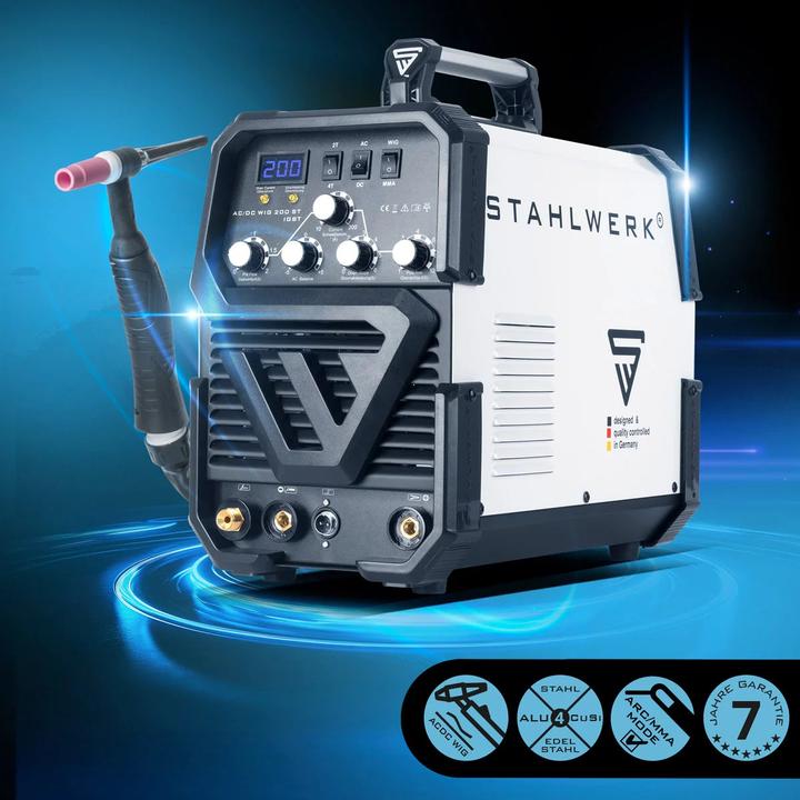 Actual product image Stahlwerk Combination welder AC/DC TIG 200 ST IGBT 200 amps