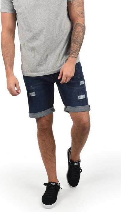 Immagine prodotto Indicode Hallow Pantaloncini Di Jeans Shorts Bermuda Da Uomo elasticizzato Regular- Fit (M)