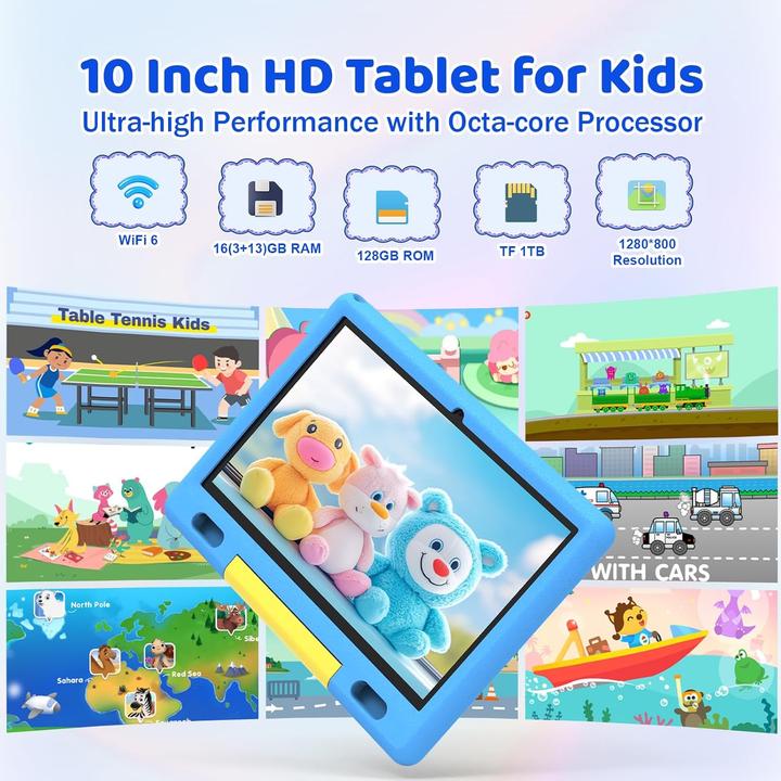 Actual product image Ainmel Kinder-Tablet mit Kinderschutz (10.10")