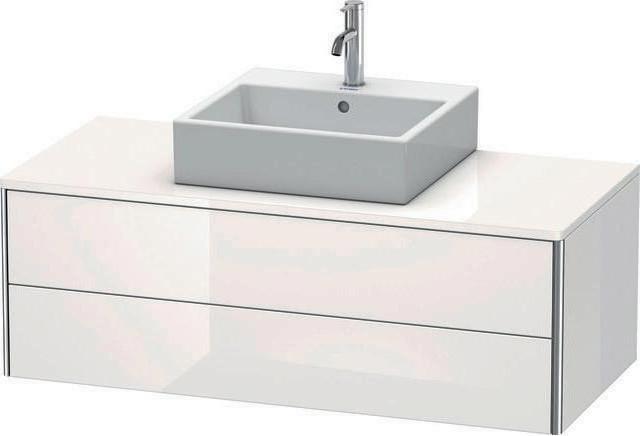 Image du produit Duravit Meuble sous-vasque XSQUARE 400x1000x548mm flannel grey haute brillance (100 x 40 x 55 cm)