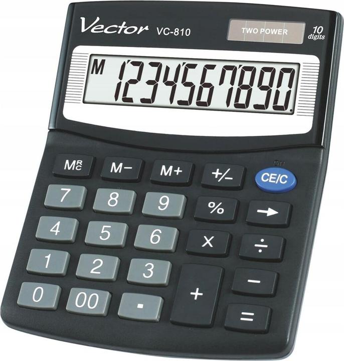 Actual product image Vector calculator (KAV VC-810) (Batteries, Solar cells)