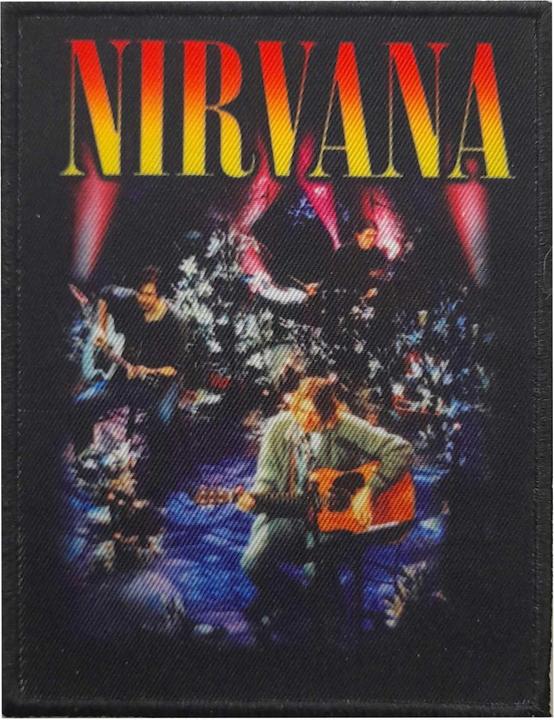 Nirvana Écusson photo thermocollant Unplugged