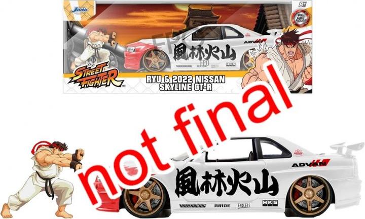 Image du produit Jada Street Fighter Nissan Skyline GTR 1:24