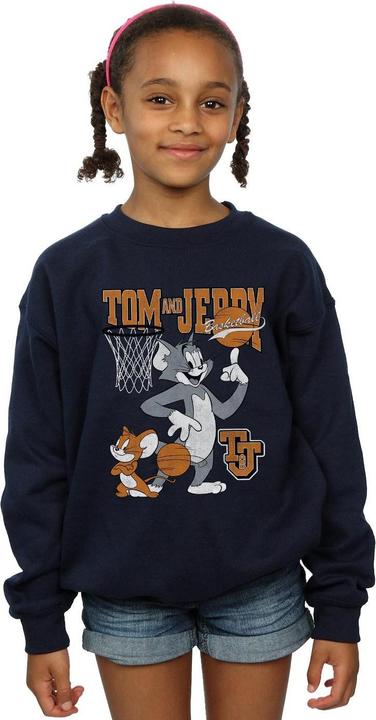 Produktbild Tom & Jerry Spinning Basketball Sweatshirt Mädchen (128)
