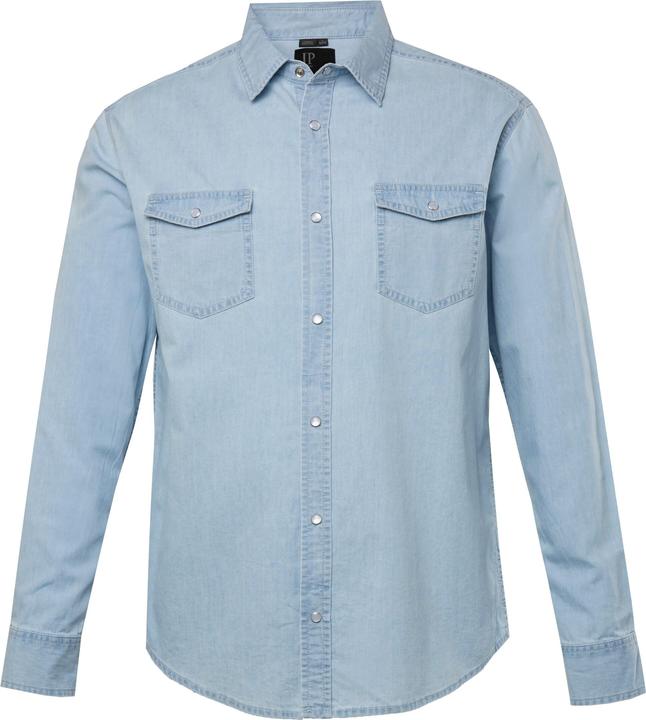 Actual product image JP1880 JP 1880 Jeanshemd, Langarm, Kentkragen, Modern Fit (8XL)