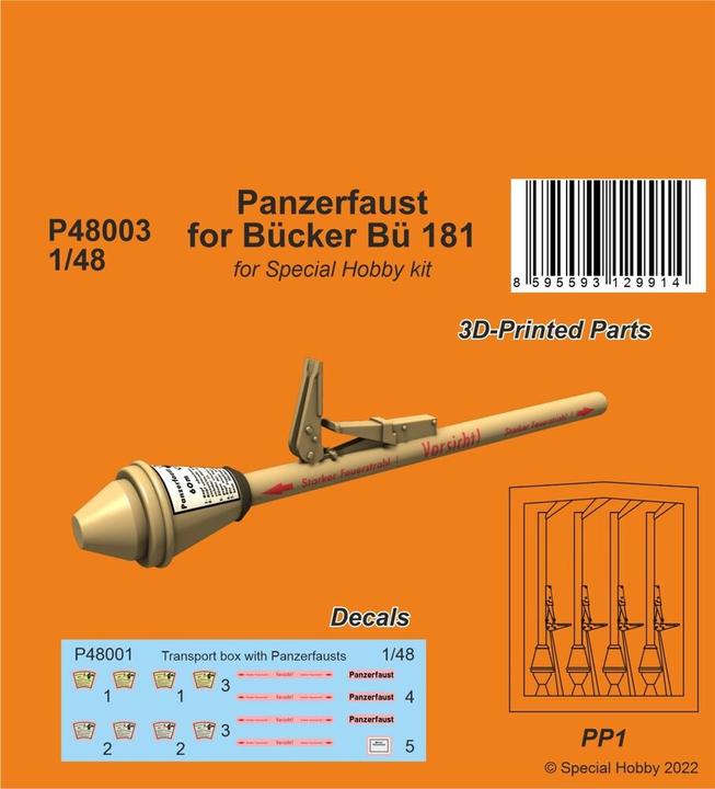 Actual product image CMK Panzerfaust for Bücker Bü 181