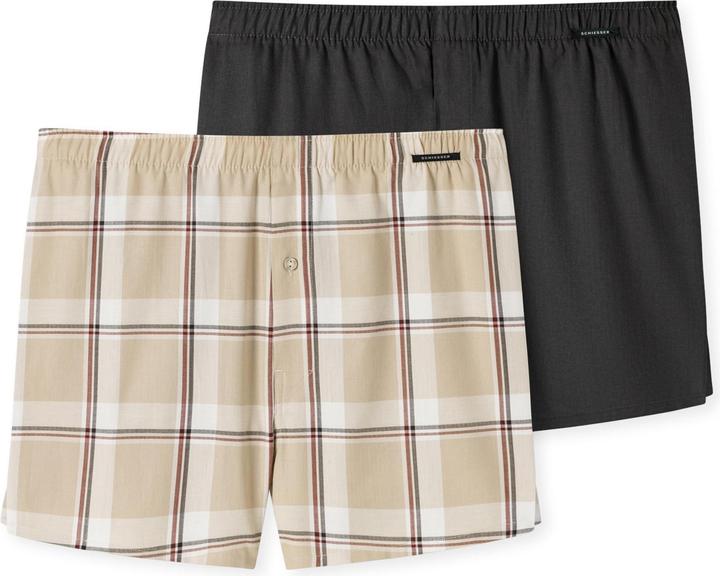 Actual product image Schiesser 2er Pack Web Boxershorts (XL, pack of 2)