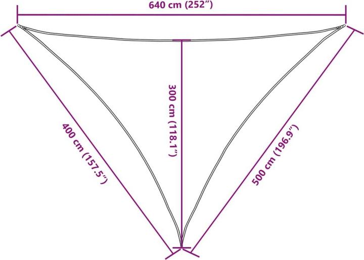 Produktbild vidaXL Sonnensegel (300 x 300 x 424 cm)