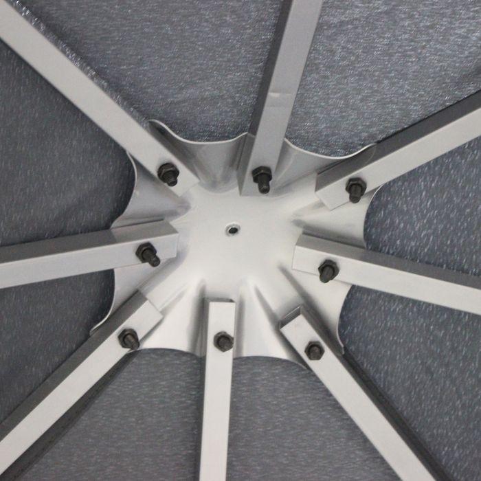 Actual product image Swisshandel24 Garden pavilion 3x3m Stable pavilion garden tent, party tent, steel, polyester, grey (295 cm, 295 cm)