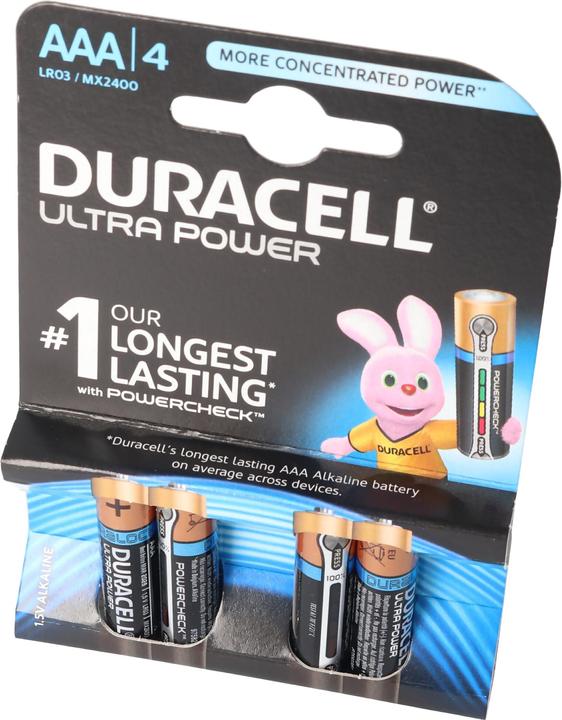 Immagine prodotto Duracell Ultra (4 pz., AAA, 1100 mAh)