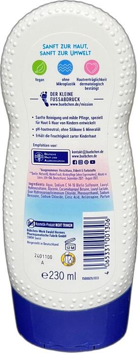 Immagine prodotto Bübchen Shampoo e Gel doccia 230ml Gentle Darlings