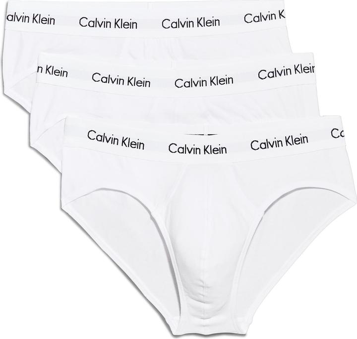 Produktbild Calvin Klein Slip "Cotton Stretch" Weiss (S, 3er Pack)
