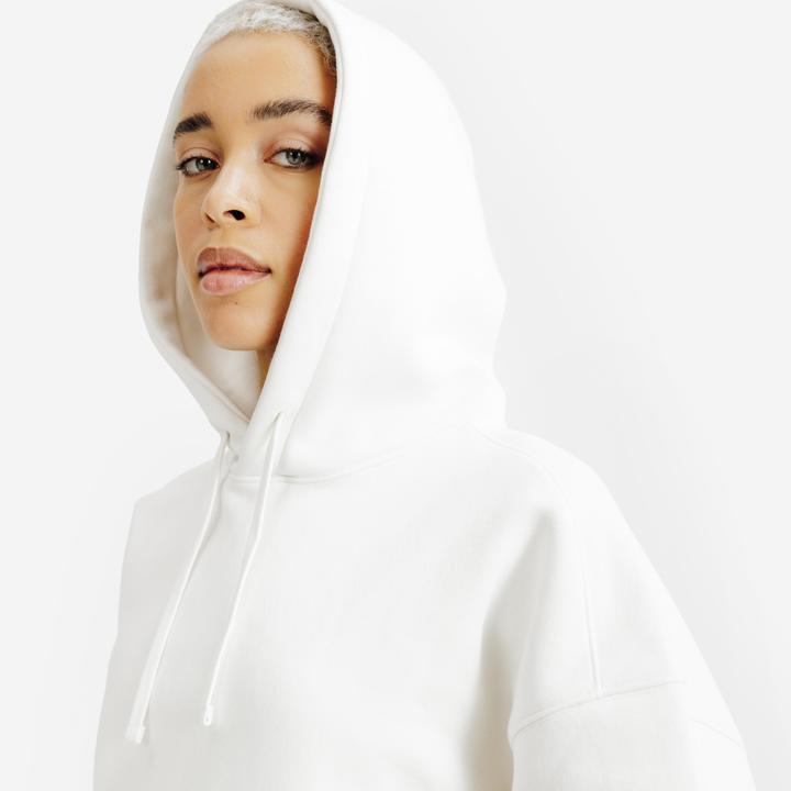 Image du produit Decathlon Sweat à capuche femme, Elementals, blanc (L)