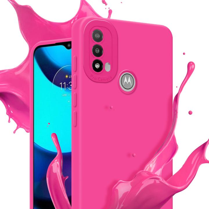 Produktbild Cadorabo Hülle für Motorola MOTO E20 im TPU Fluid LM162 Style (Motorola Moto E20)