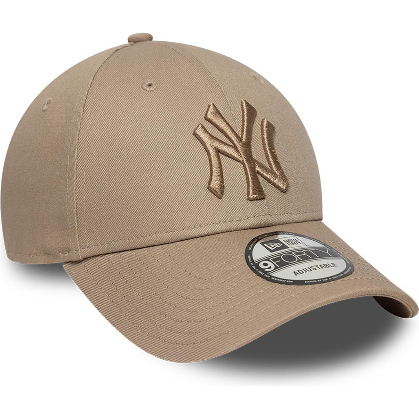 New Era, Herren, Cap, 9Forty Strapback Cap - New York Yankees ash brown, Braun