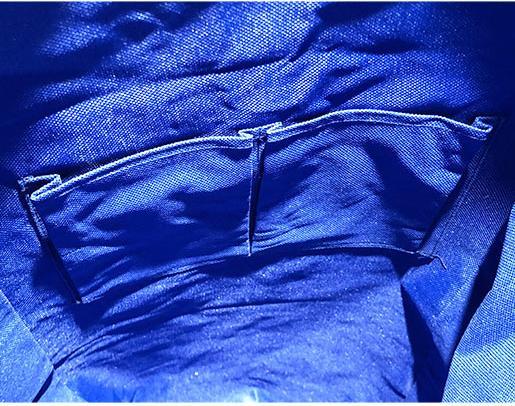 Actual product image Bekos Upcycling - Kurierrucksack aus recycelten Fischfuttersäcke weiss (40 l)