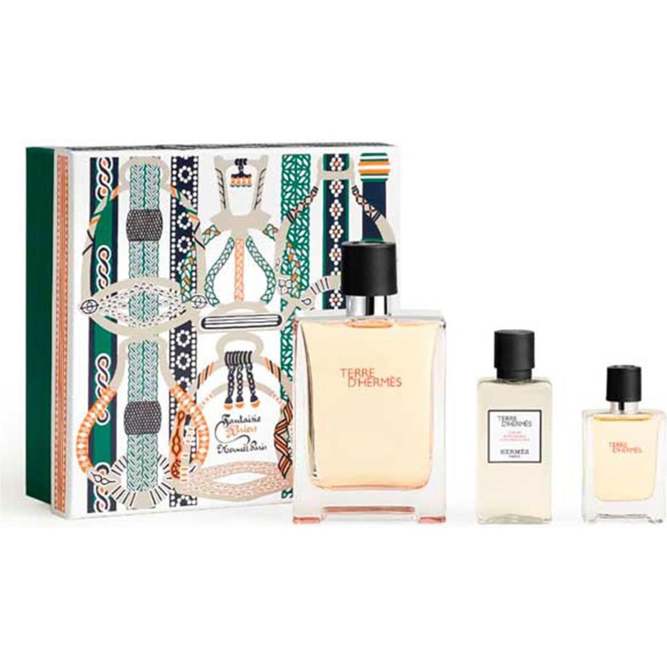 Hermès Uomo Dopobarba, Hermes Terre D'hermes Natale 2023 Eau De Toilette 100 / 12 5 / After Shave 40 (Lozione Dopobarba, 152.50 Ml)