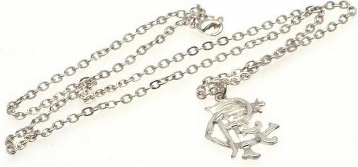 Immagine prodotto Rangers FC Ciondolo e catena placcati in argento (100% metallo)