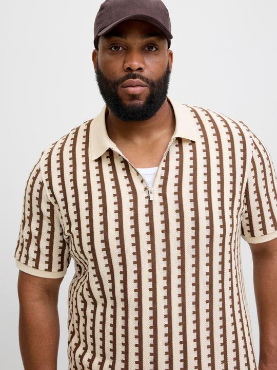 Immagine prodotto Jack & Jones Plus Size Gestreift Poloshirt Poloshirt (5XL)