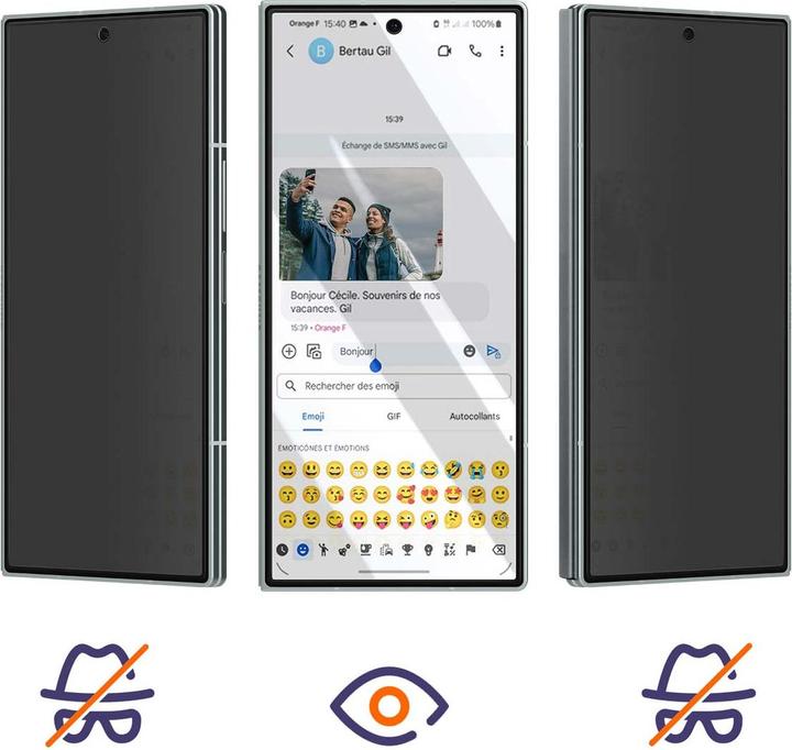 Produktbild Imak Privacy-Schutzfolie Samsung Z Fold7 (1 Stück, Samsung Galaxy Z Fold7)