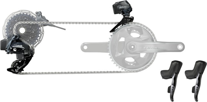 Sram Force eTap AXS Road Elektronische Schaltgruppe ohne Kurbel