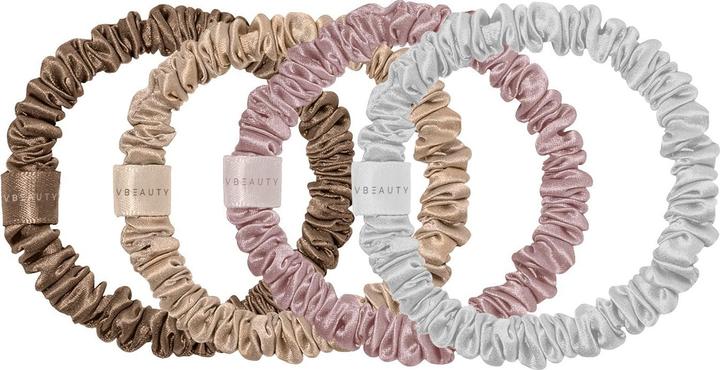 VBEAUTY Seiden Scrunchie Skinny-Set (assortiert) (Haargummi Set)