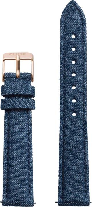 Cluse Strap 16 mm (16 mm, Denim, Leder)