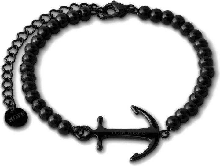 Produktbild Tom Hope Saint Perline Black Bracelet (Messing)