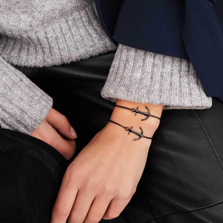 Produktbild Tom Hope Saint Black Bracelet (20 cm, Messing)