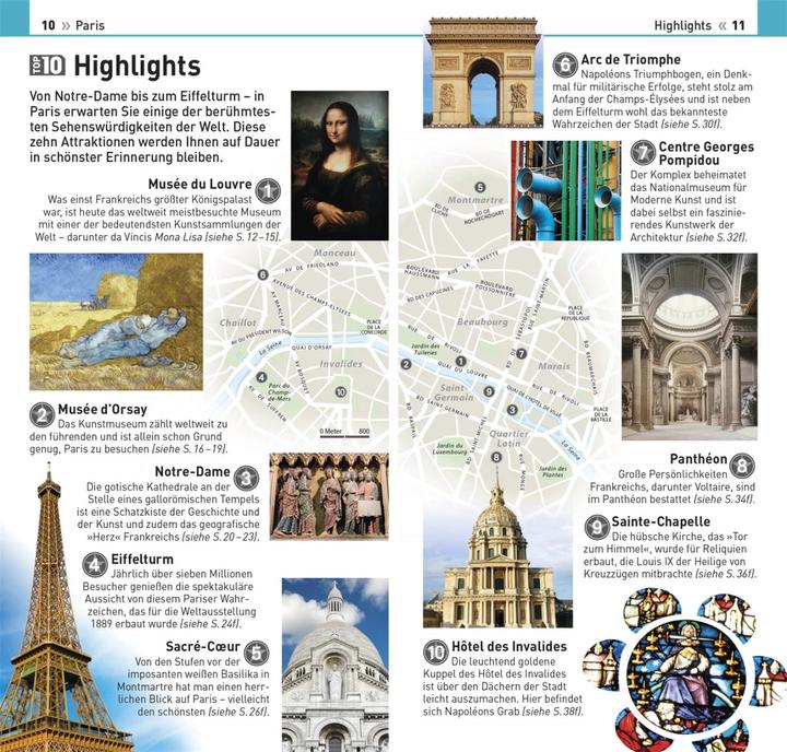 Produktbild TOP10 Reiseführer Paris (Deutsch, DK Verlag Reise, Donna Dailey, Mike Gerrard, 2024)