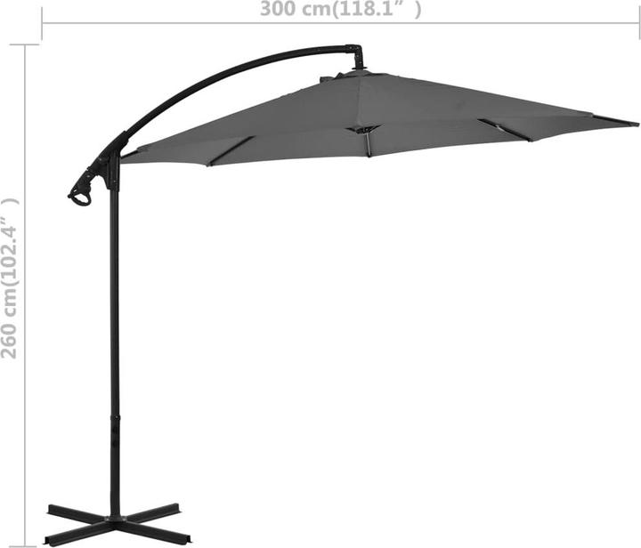 Immagine prodotto vidaXL Sonnenschirm (1 m)