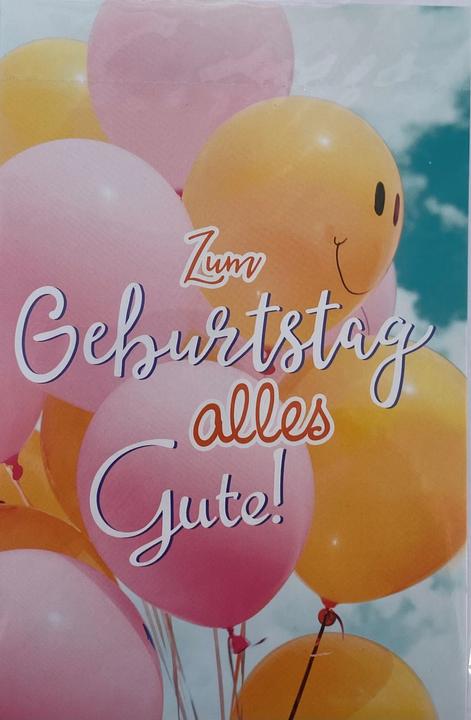 Produktbild Glückwunschkarten Geburtstag Luftballons (1 Stk.)