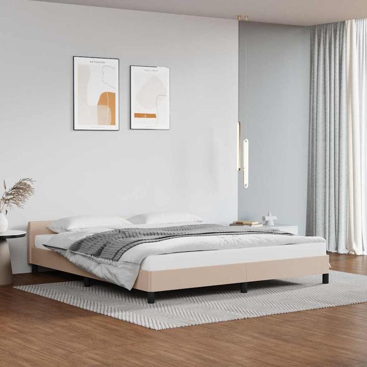 Actual product image vidaXL Bettgestell mit Kopfteil (180 x 200 cm)