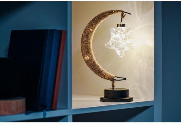 Actual product image OEM Lights for outdoor use Table lamp bedside Twirl star Art Deco (version 3) EID