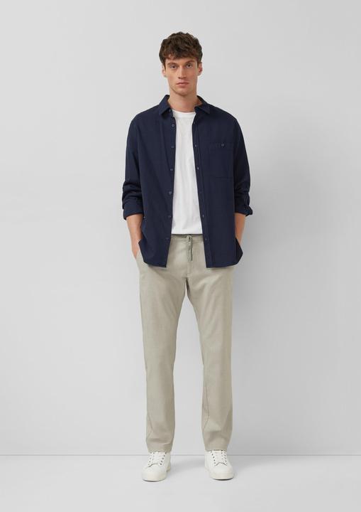 Immagine prodotto s.Oliver Phoenix: Fein gemusterte Chino mit Elastikbund (W38/L36)