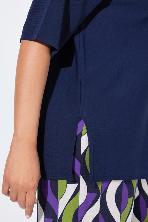 Immagine prodotto Ulla Popken Maglione dal taglio oversize con scollo a V e mezze maniche (50, 52)