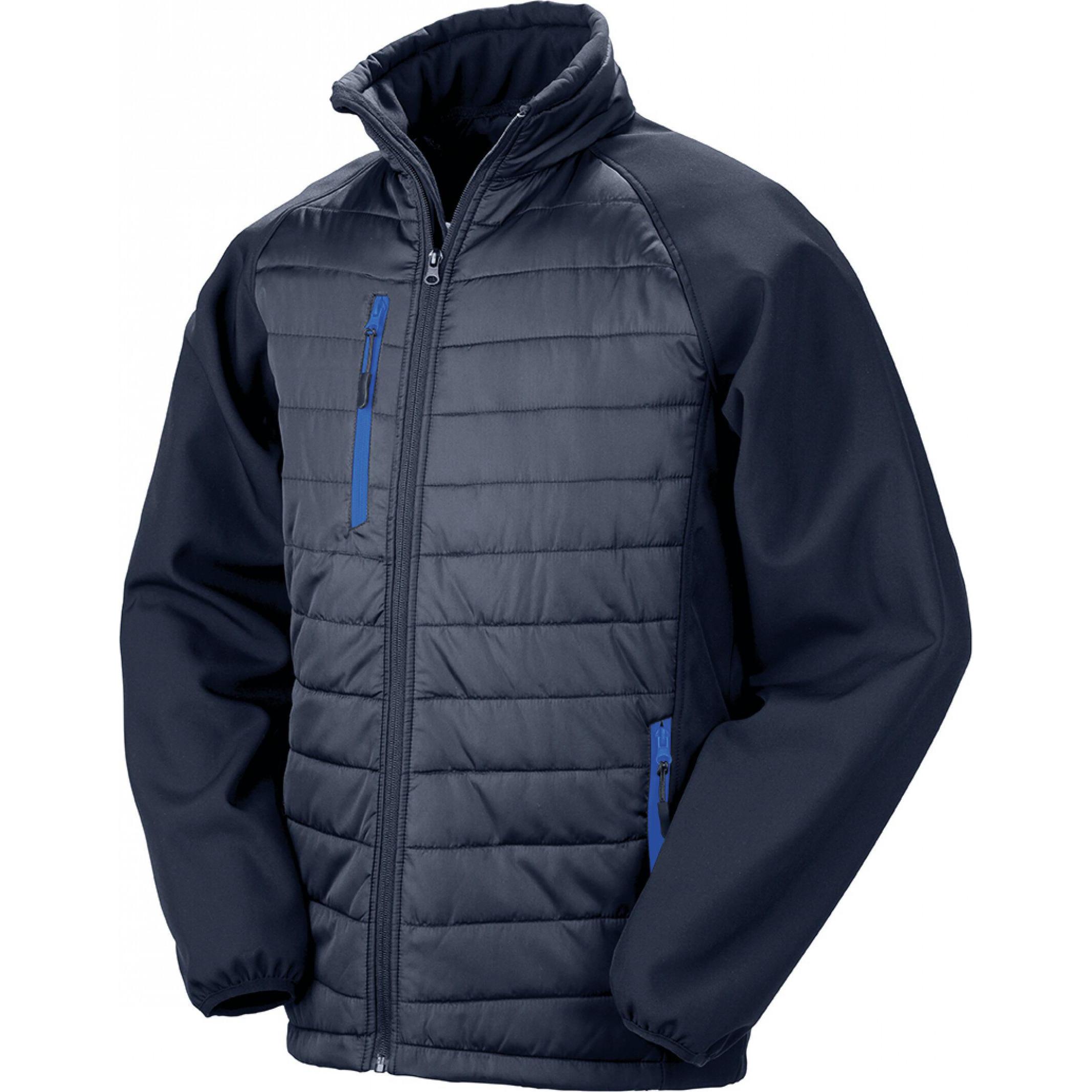 Regatta, Herren, Jacke, Softshell Black Compass Softshell (XS), Blau, XS