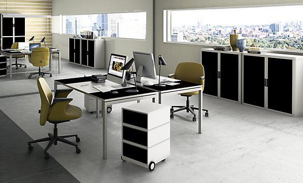 Produktbild Paperflow Rollcontainer aus Kunststoff (39 x 43.5 x 64.5 cm)