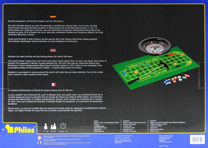 Produktbild Philos Roulette (Deutsch, Französisch)