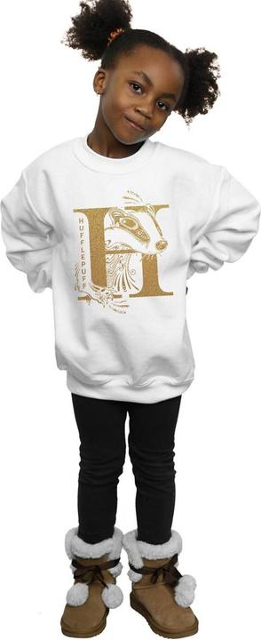 Produktbild Hufflepuff Glitter Sweatshirt Mädchen (140, 146)