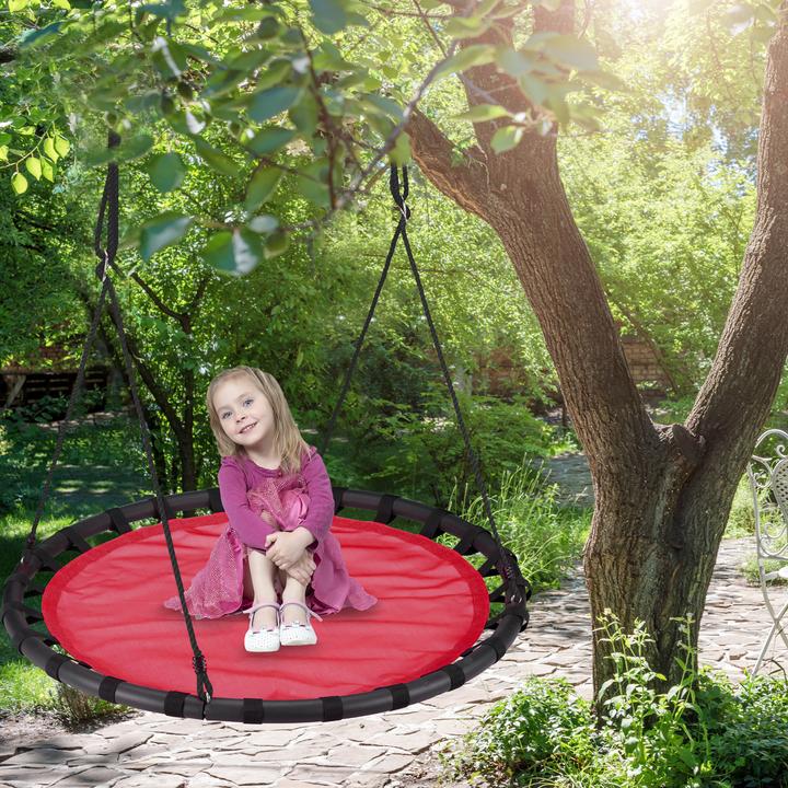 Actual product image Relaxdays 120 cm Nest Swing