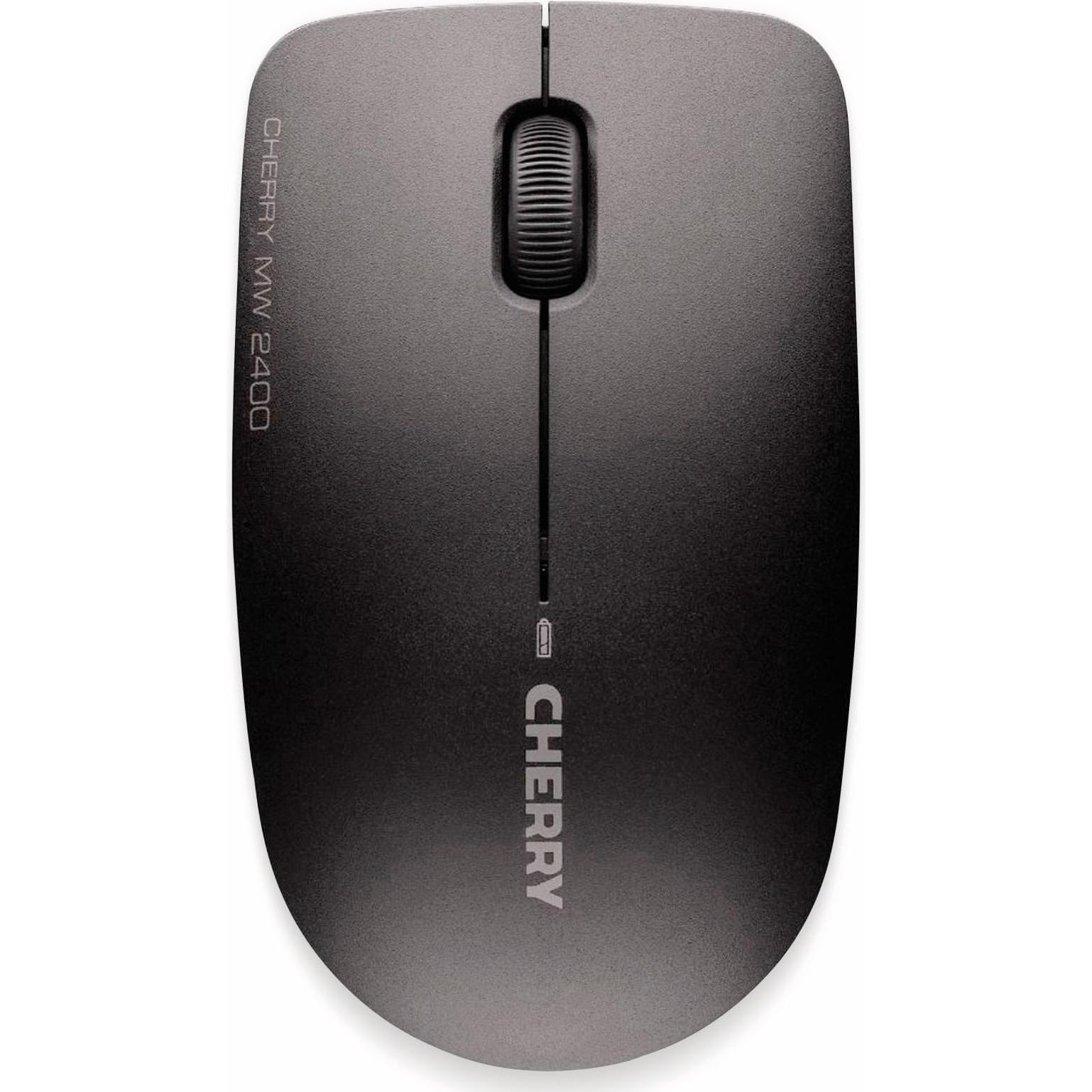 CHERRY MW 2400 (Kabellos), Maus, Schwarz