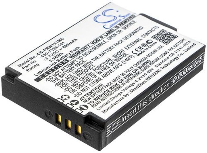 Actual product image NoName Battery for Frontrow FR Wearable Lifestyle etc (Rechargeable battery)