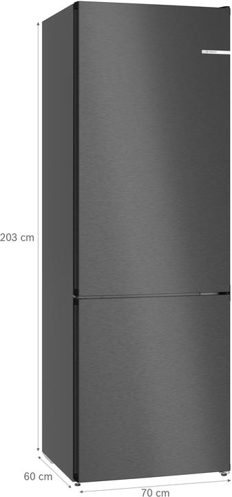 Actual product image Bosch Hausgeräte BOSC Stand Refrigerator Freezer Combination (440 l)